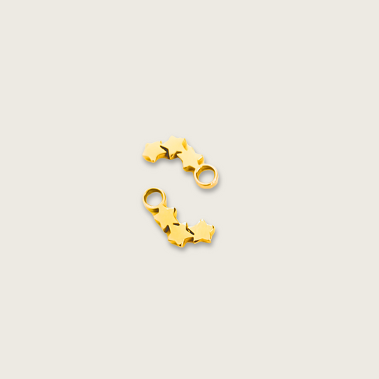 Triple star charms