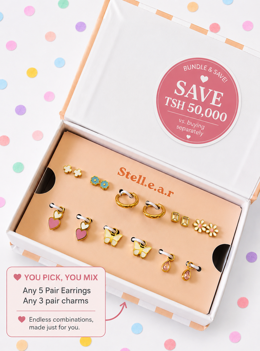 Ultimate Gift Box (5 Earrings + 3 Charms)