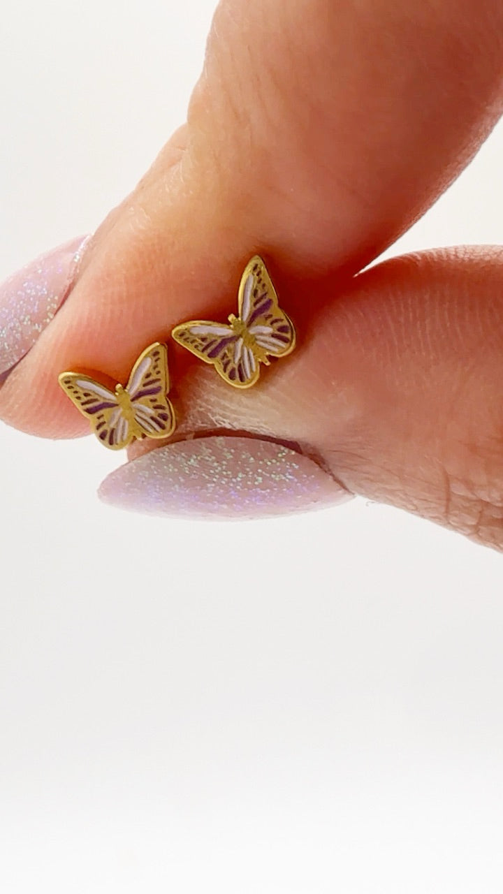 Purple butterflies
